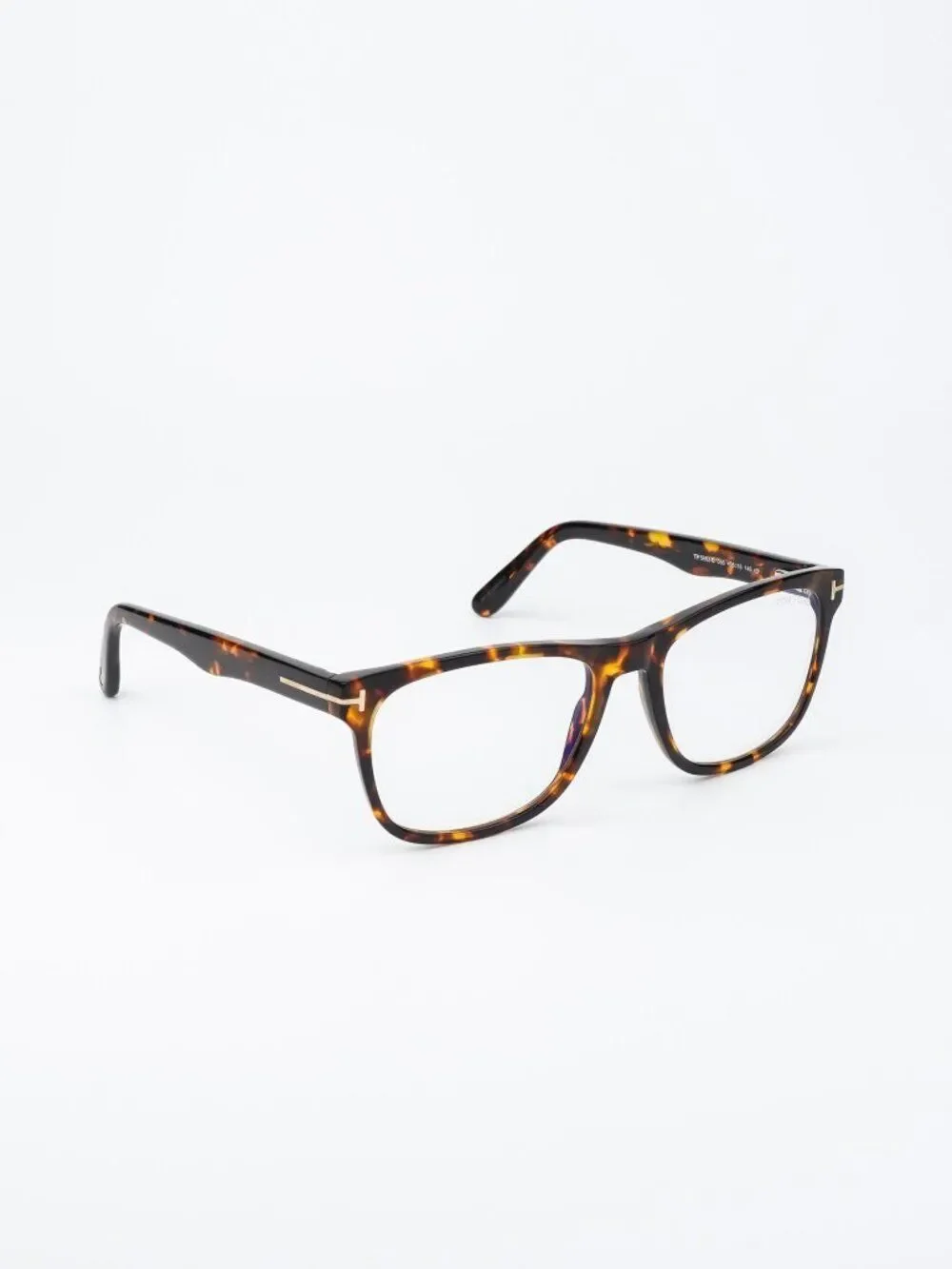 Tom Ford Women Eyeglasses Havana Square FT5662-B 056 NEW AUTHENTIC